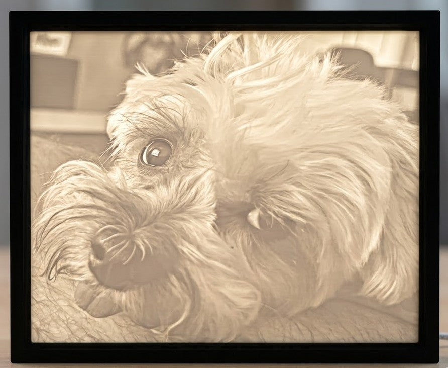 AuraKeep – Custom 3D Photo Lithophane Abajour