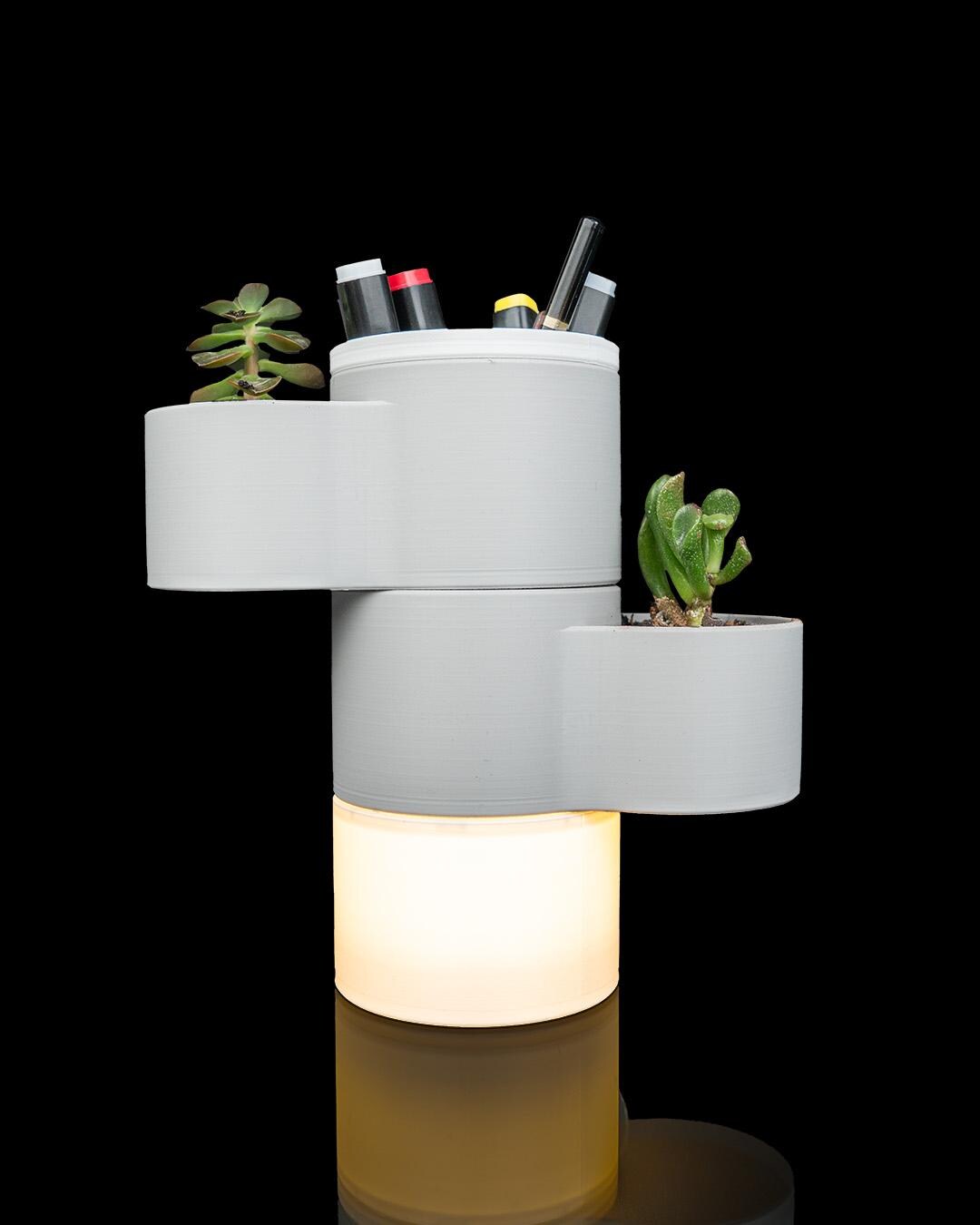 Living Stack - Table / Desk Lamp & Organizer