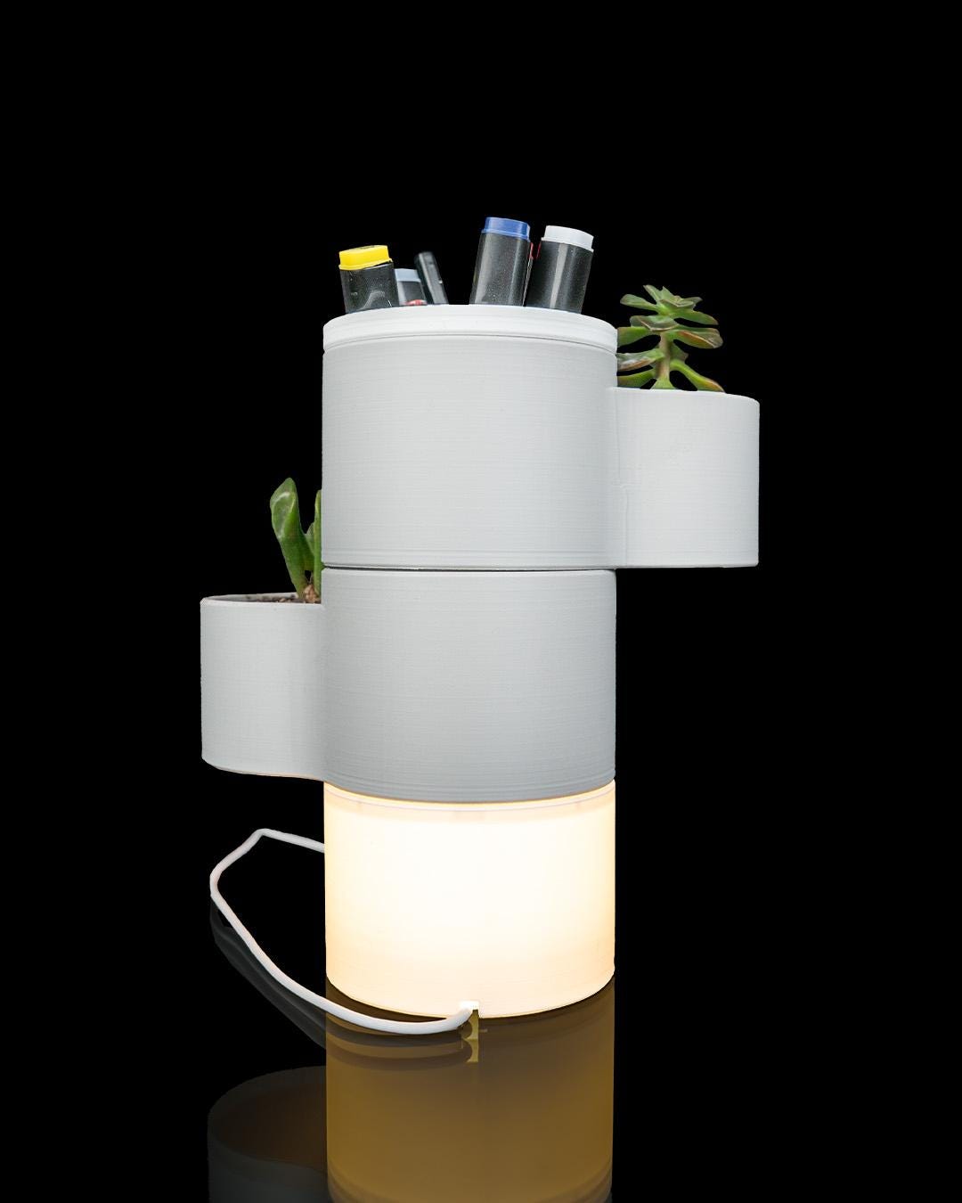 Living Stack - Table / Desk Lamp & Organizer
