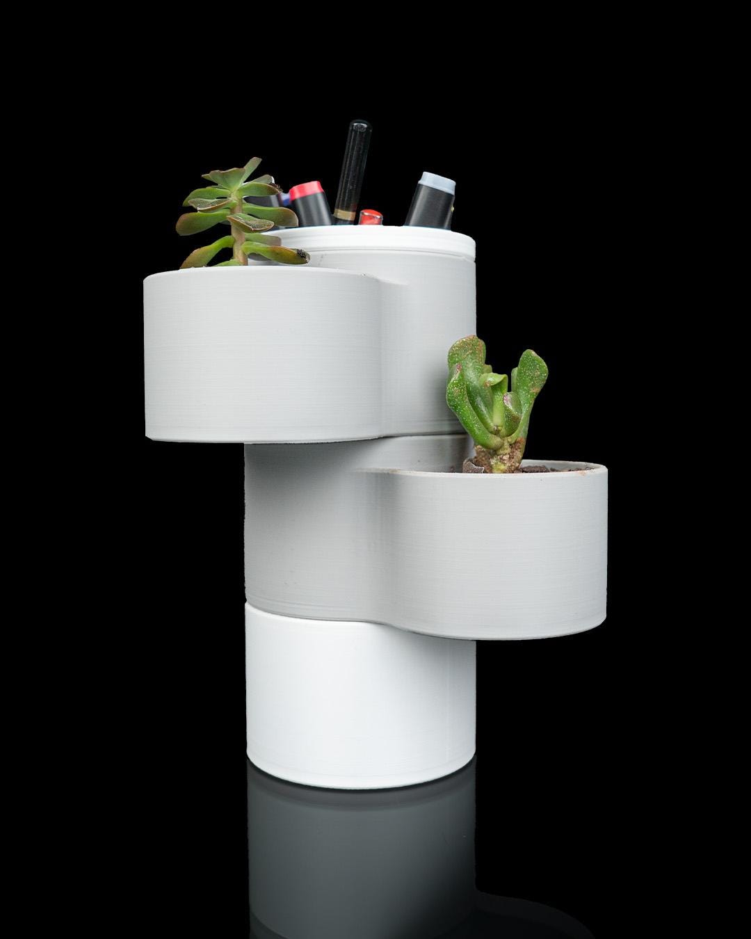 Living Stack - Table / Desk Lamp & Organizer