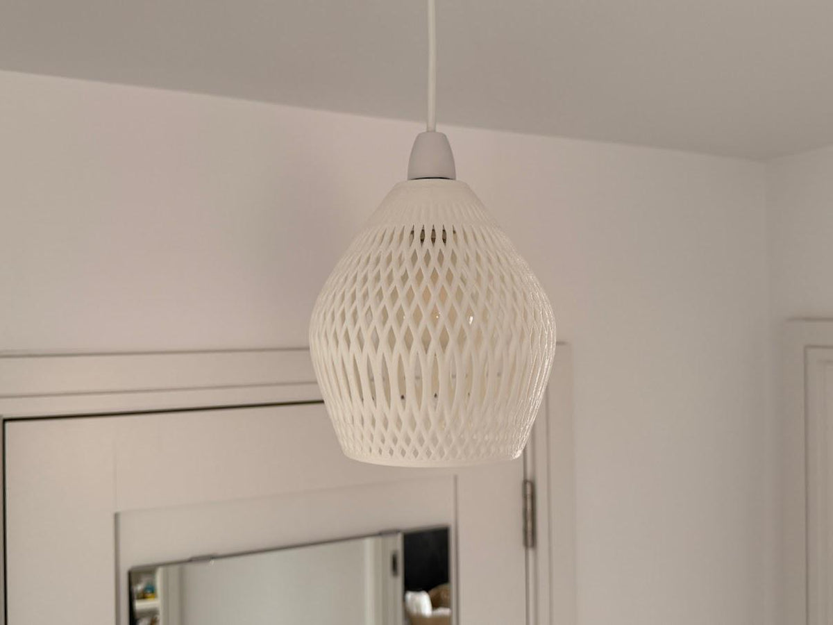 Geometric Lampshade | Modern Lattice Pendant Light Cover