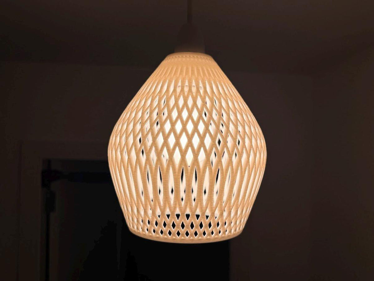Geometric Lampshade | Modern Lattice Pendant Light Cover