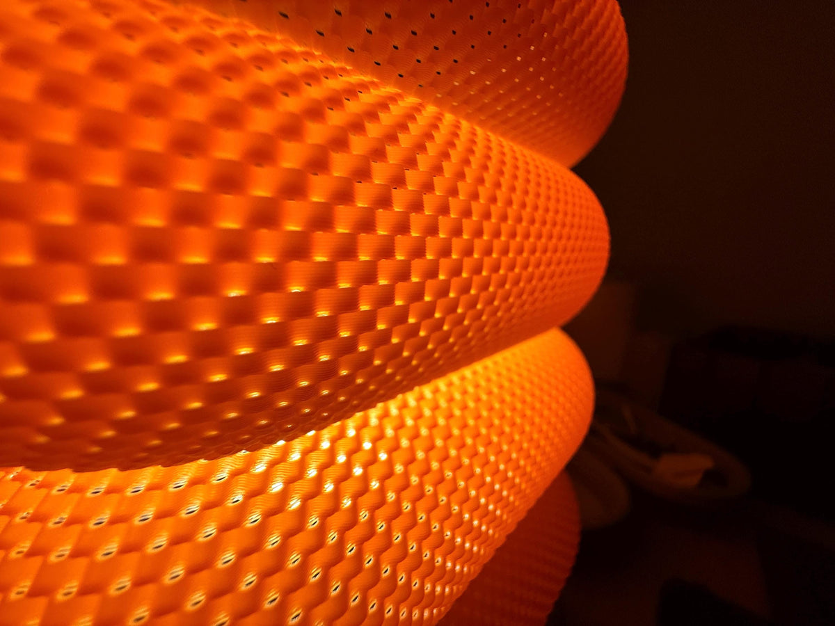 Textured LED Table Lamp - Modern Home Accent Light