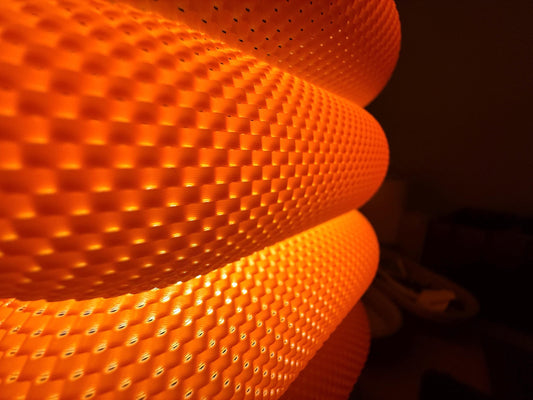 Textured LED Table Lamp - Modern Home Accent Light