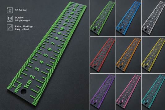 Raised marking ruler